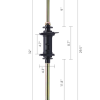 32" Rear Axle Assembly for ATVs – Heavy Duty Replacement