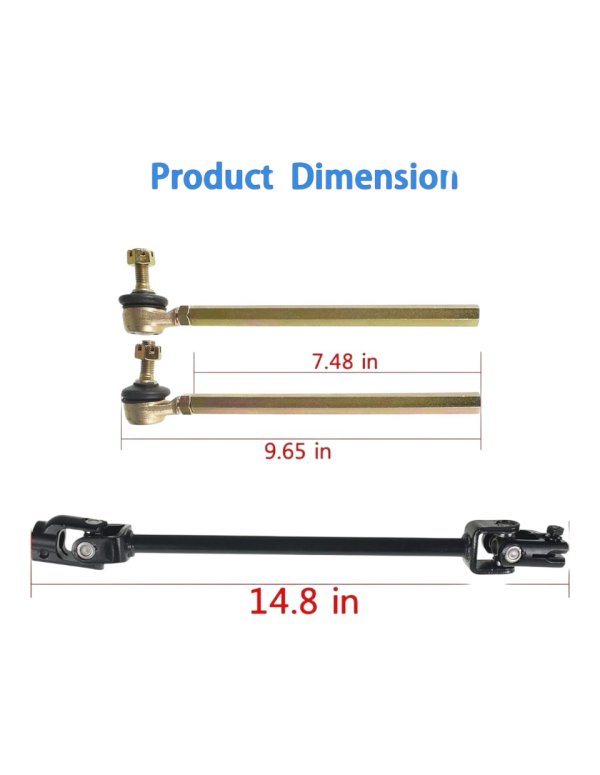 300mm Steering Wheel Kit with 320mm Gear Rack & Pinion
