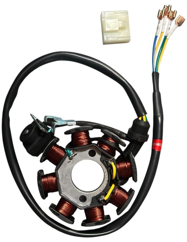 Apollo 250cc Stator – 8 Coil 4 Wire Replacement  CBB250J-01