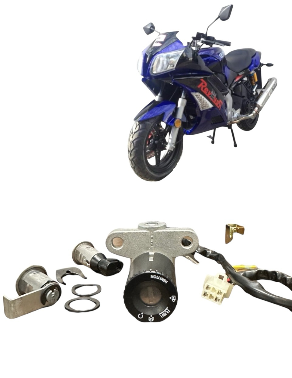 ignition switch assembly replacement for mc-06-150 scooter