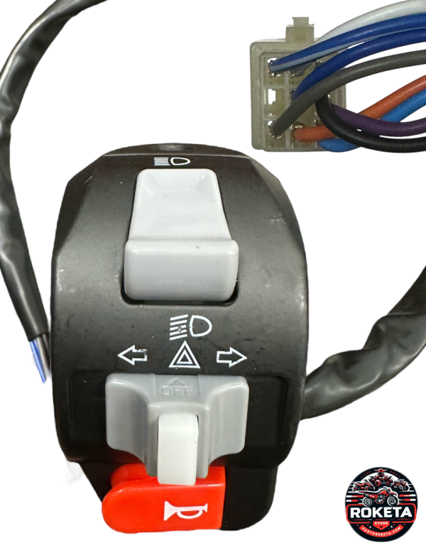 8 Wires Left Switch for TANK 200 EFI - Genuine Part