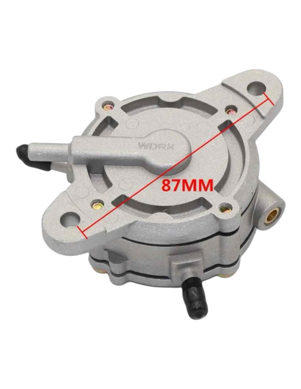 Fuel Pump 66mm – 3 Port 4.66mm Inner Diameter – Fits ATV, Go-Kart, Scooter 150cc 250cc