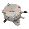 Fuel Pump 66mm – 3 Port 4.66mm Inner Diameter – Fits ATV, Go-Kart, Scooter 150cc 250cc
