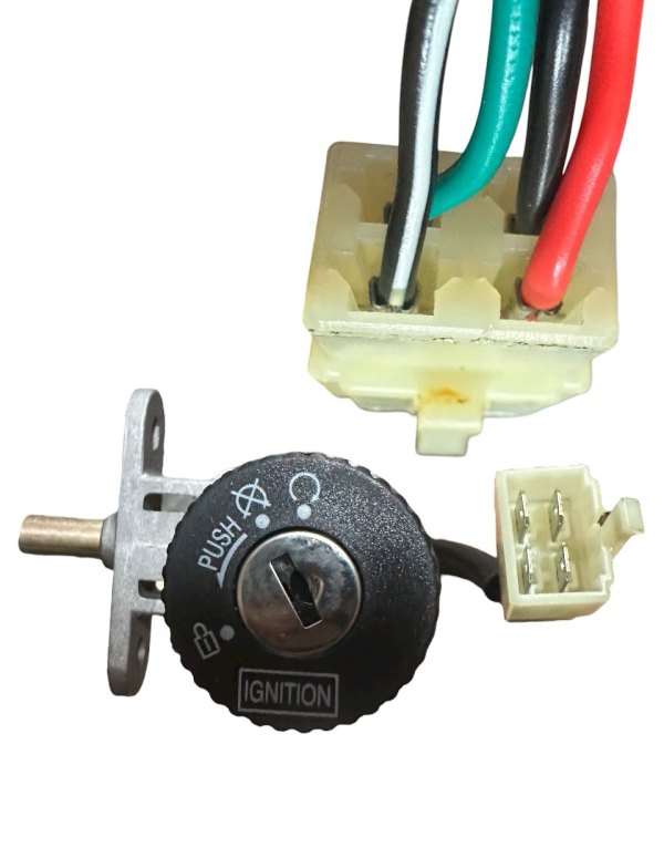 4 Wires Ignition Switch Assembly – Fits Roketa Scooters