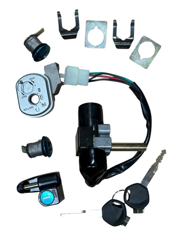 4 Wires Ignition Switch and Lock Set – Fits Roketa MC-22 50cc Scooter