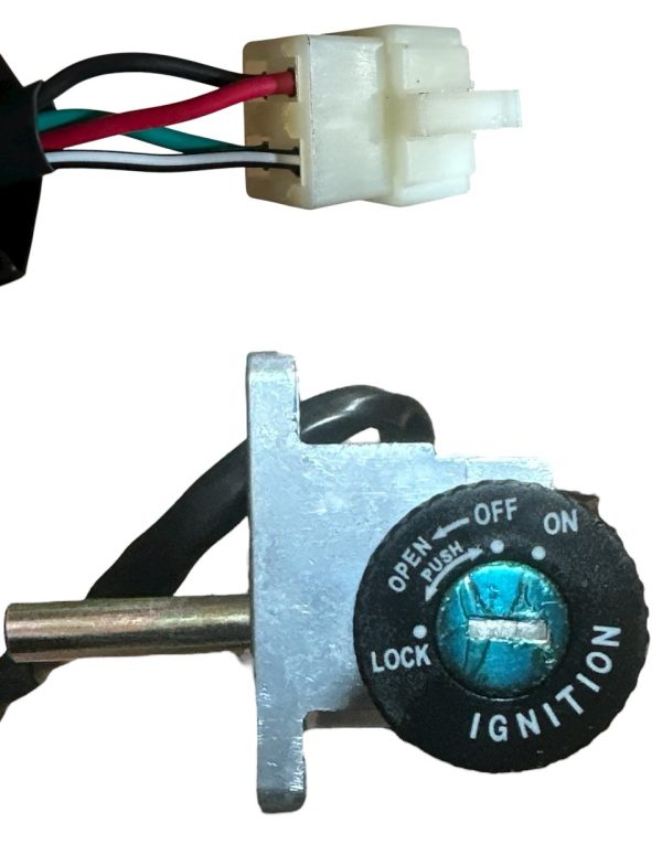 4 Wires – Ignition Switch Assembly (OEM) – Fits Roketa MC-117-150cc