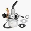 Carburetor with Cable Choke – PZ19 19mm – Fits 70cc / 90cc / 110cc ATV, Dirt Bike