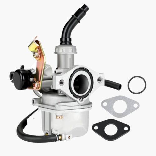 9b427fe8558b6d3a335c325ff3d7b38c49d89d104e278a9fa32aaa97f4c5a702 Carburetor with Cable Choke – PZ19 19mm – Fits 70cc / 90cc / 110cc ATV, Dirt Bike