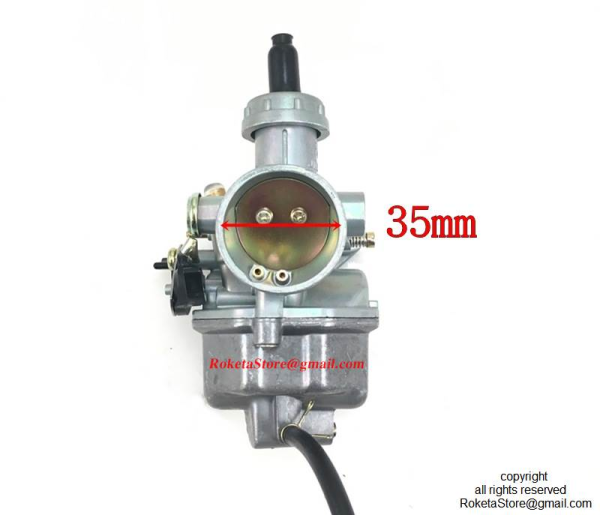 Carburetor with Manual Choke – PZ26 26mm – Fits Apollo AGB-37CRF-125cc Dirt Bike
