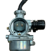 Carburetor with Manual Choke – PZ20 20mm – Fits 110cc / 125cc ATV, Dirt Bike, Go Kart