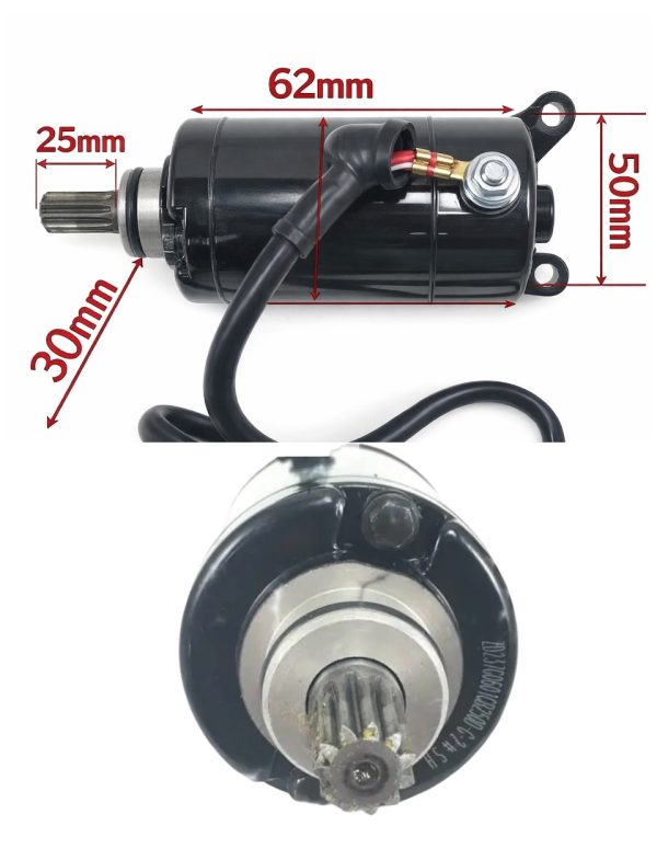 Starter Motor – 11 Tooth – Fits Apollo 250cc DB-36-250cc