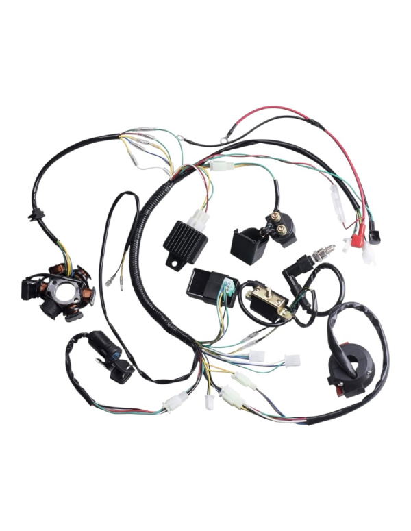 Complete Electrical Wiring Kit – Fits ATV 110cc & 125cc