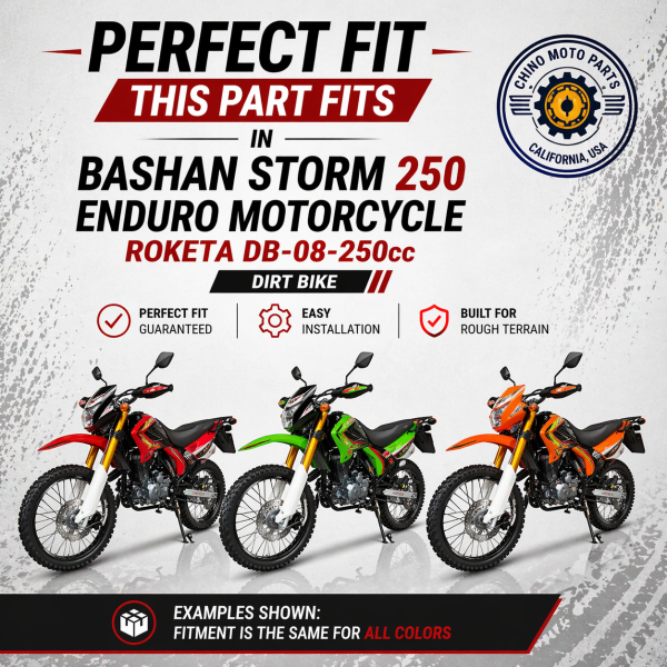 Starter Motor – OEM – Fits Bashan Storm 250 & RPS Hawk 250 Enduro Dirt Bike