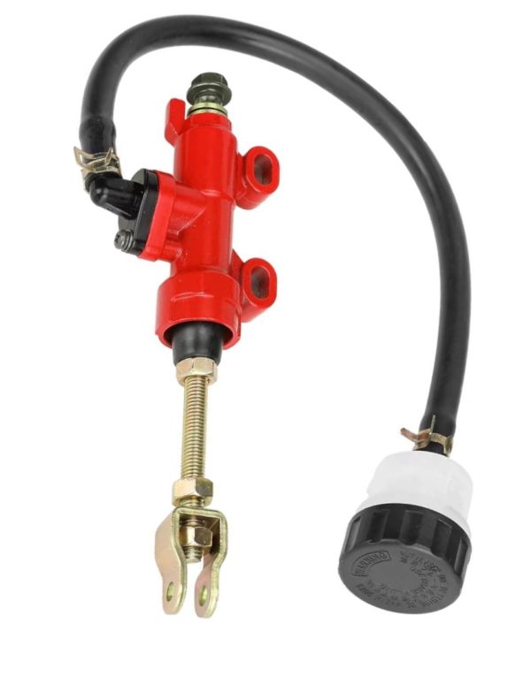 Rear Brake Master Cylinder – 405mm Hose – Fits ATV, Dirt Bike & Street Bike
