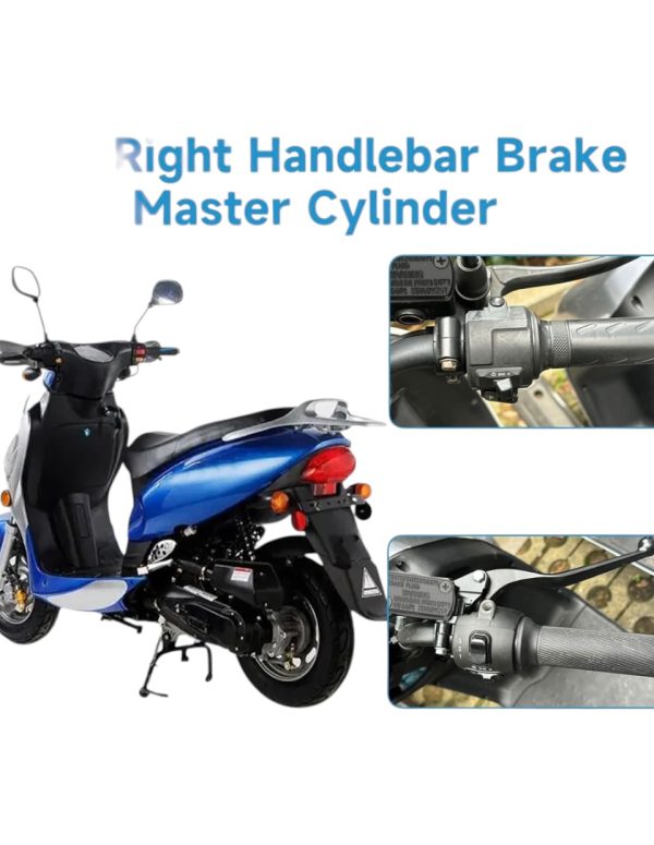 Front Brake Master Cylinder – M8 – Fits 50cc Scooter
