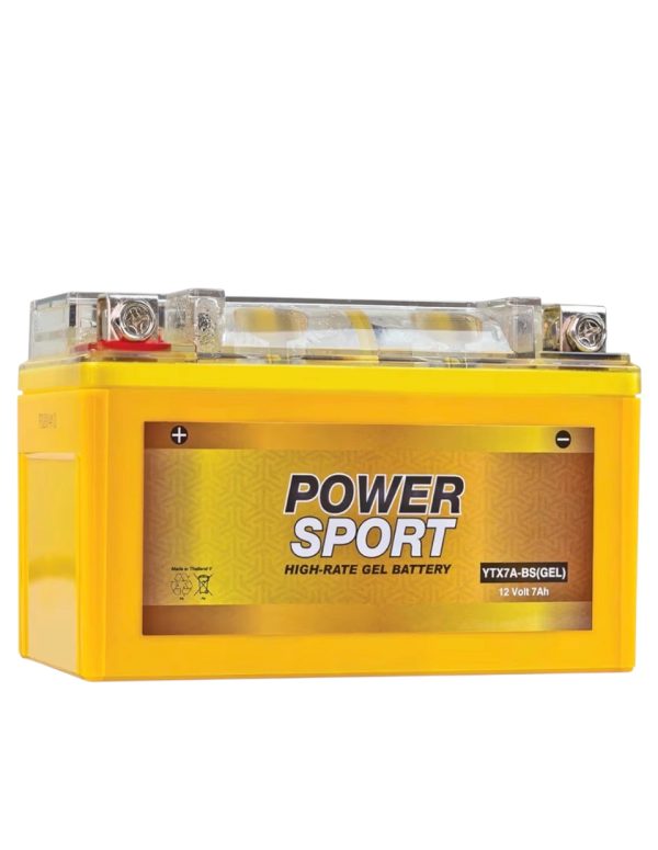 12V 7Ah Battery – YTX7A-BS – Fits Vitacci Roma 150 & Roketa MC-06 Scooter
