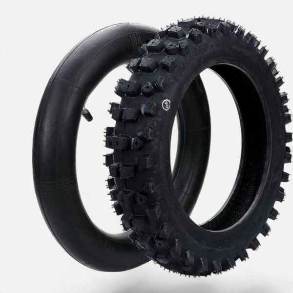 80/100-10 (3.00-10) DirtBike Tire and Inner tube