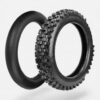 102615-2 90/100-14 3.00-14 Knobby Tire and Inner Tube