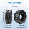 ATV Tire 19x7-8 8 Inch