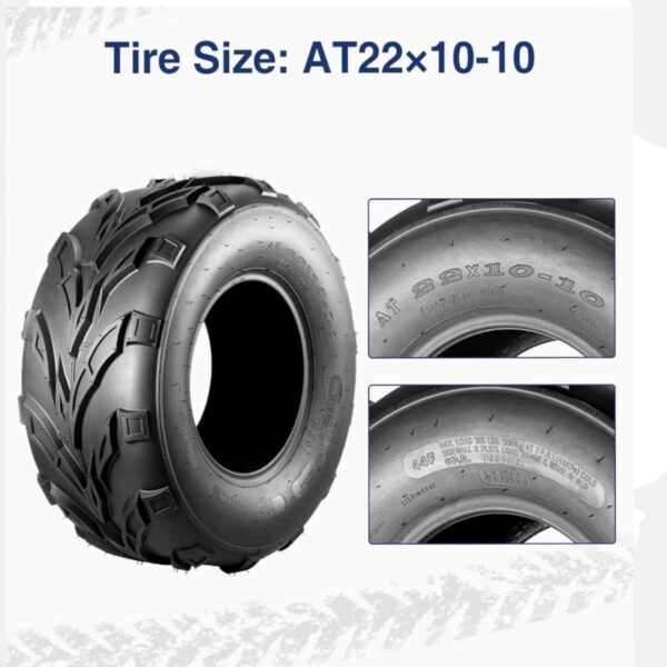 22x10-10 Sport ATV Tires Set