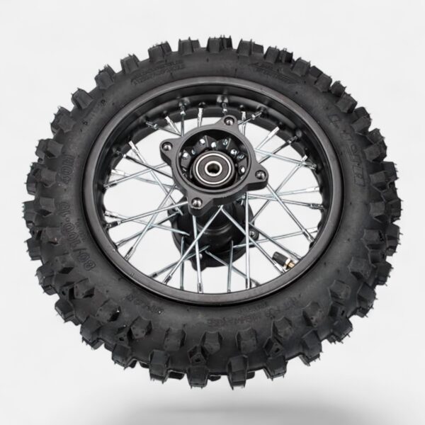 80/100-10" Rear Wheel Rim Tire 3.00-10